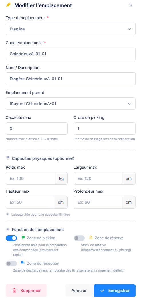 Mode Picking xcelere - Interface de préparation et expédition